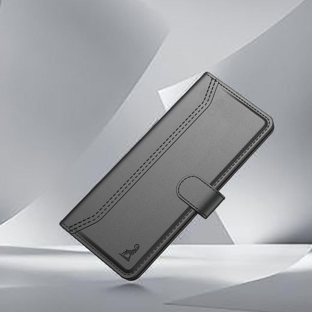 Iqoo z9x 5g Aibex PU Leather Flip Cover Foldable Stand & Pocket Magnetic Closure - Aibex