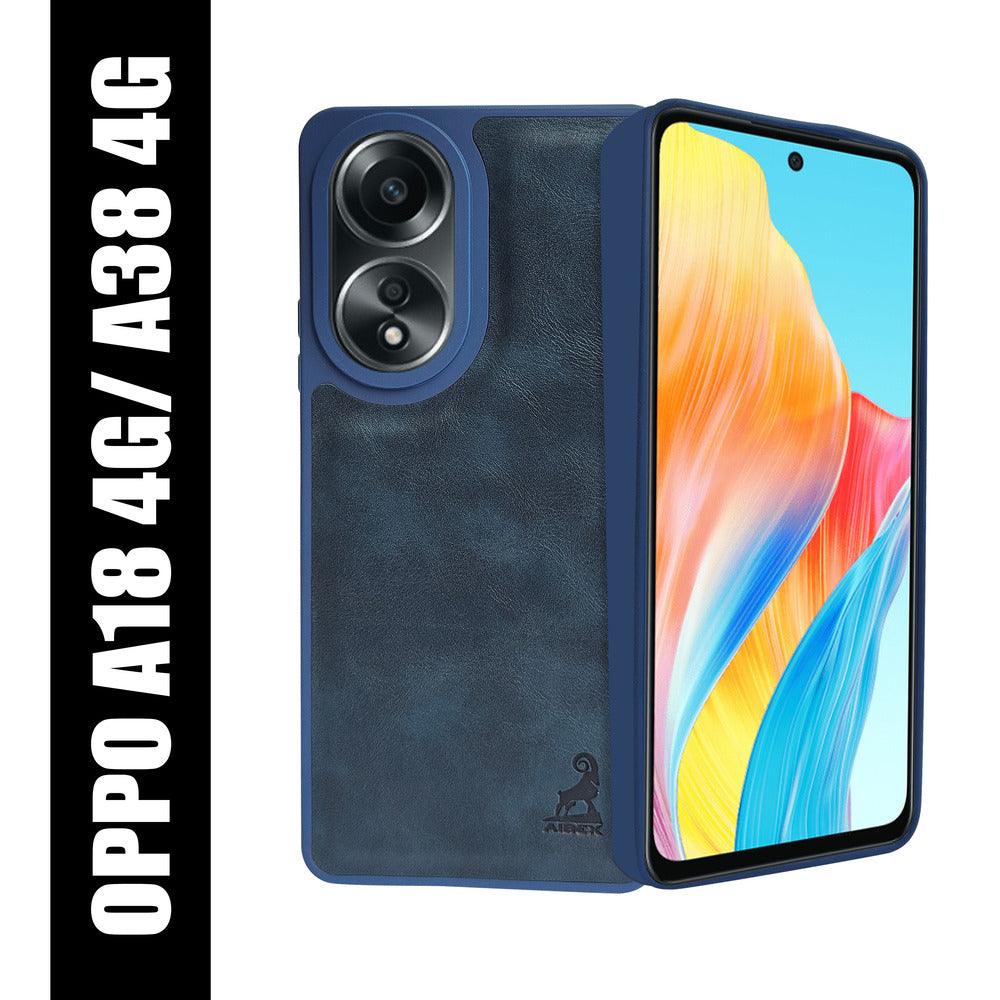 Aibex Shield Back Cover For Oppo A38 4G / Oppo A18 | Vegan Leather - Aibex
