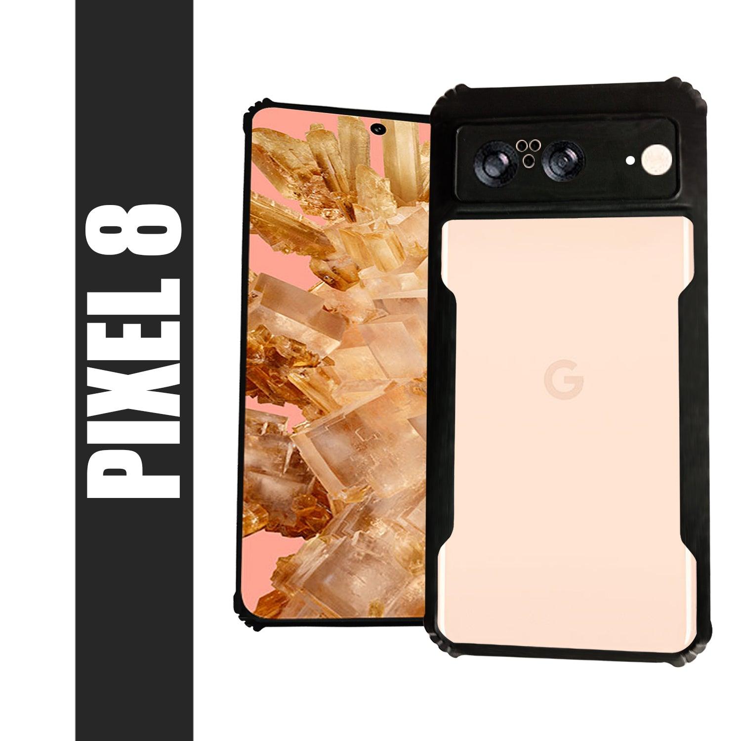 AIBEX Crystal Clear Back Cover Case for Google Pixel 8 Pro | Shock Proof Design | Transparent Back Cover Case - Aibex