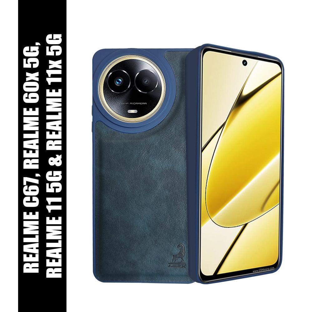 Aibex Shield Back Cover For Realme 11 5G | Vegan Leather - Aibex