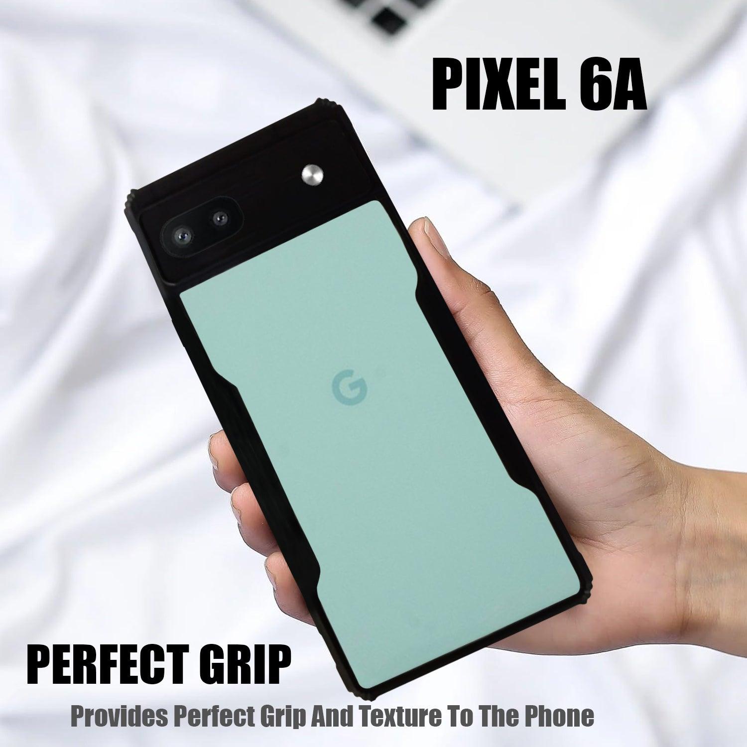 AIBEX Crystal Clear Back Cover Case for Google Pixel 6A | Shock Proof Design | Transparent Back Cover Case - Aibex