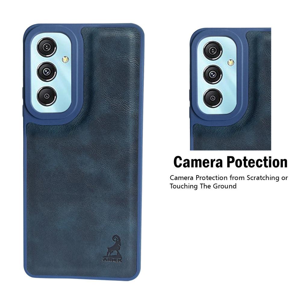 Aibex Shield Back Cover For Samsung Galaxy M34 5G / Samsung Galaxy F34 5G | Vegan Leather - Aibex