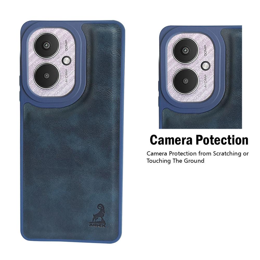 Aibex Shield Back Cover For Xiaomi Redmi 13C 5G | Vegan Leather - Aibex