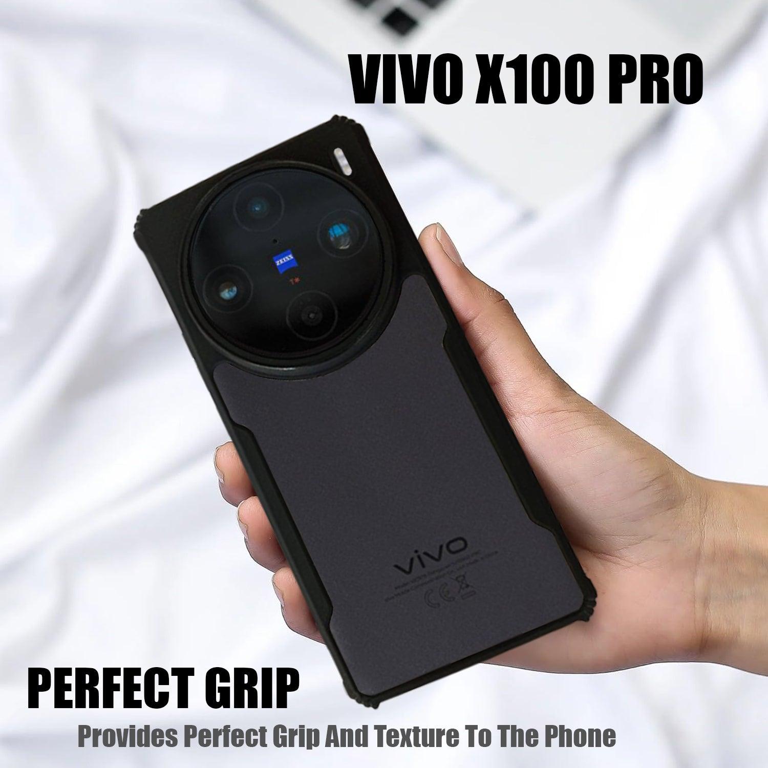 AIBEX Crystal Clear Back Cover Case for Vivo X100 Pro | Shock Proof Design | Transparent Back Cover Case - Aibex