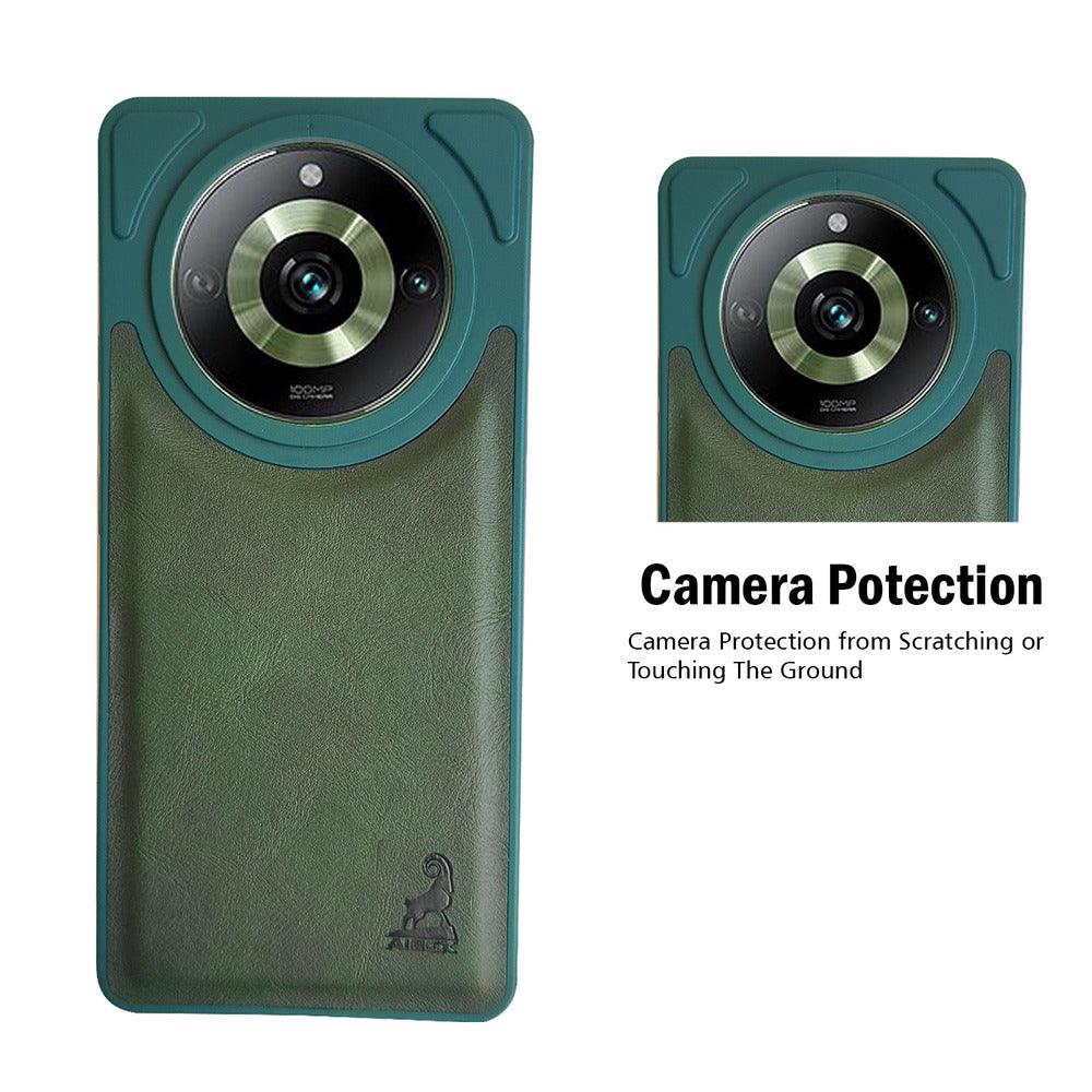 Aibex Shield Back Cover For Realme 11 Pro 5G | Vegan Leather - Aibex