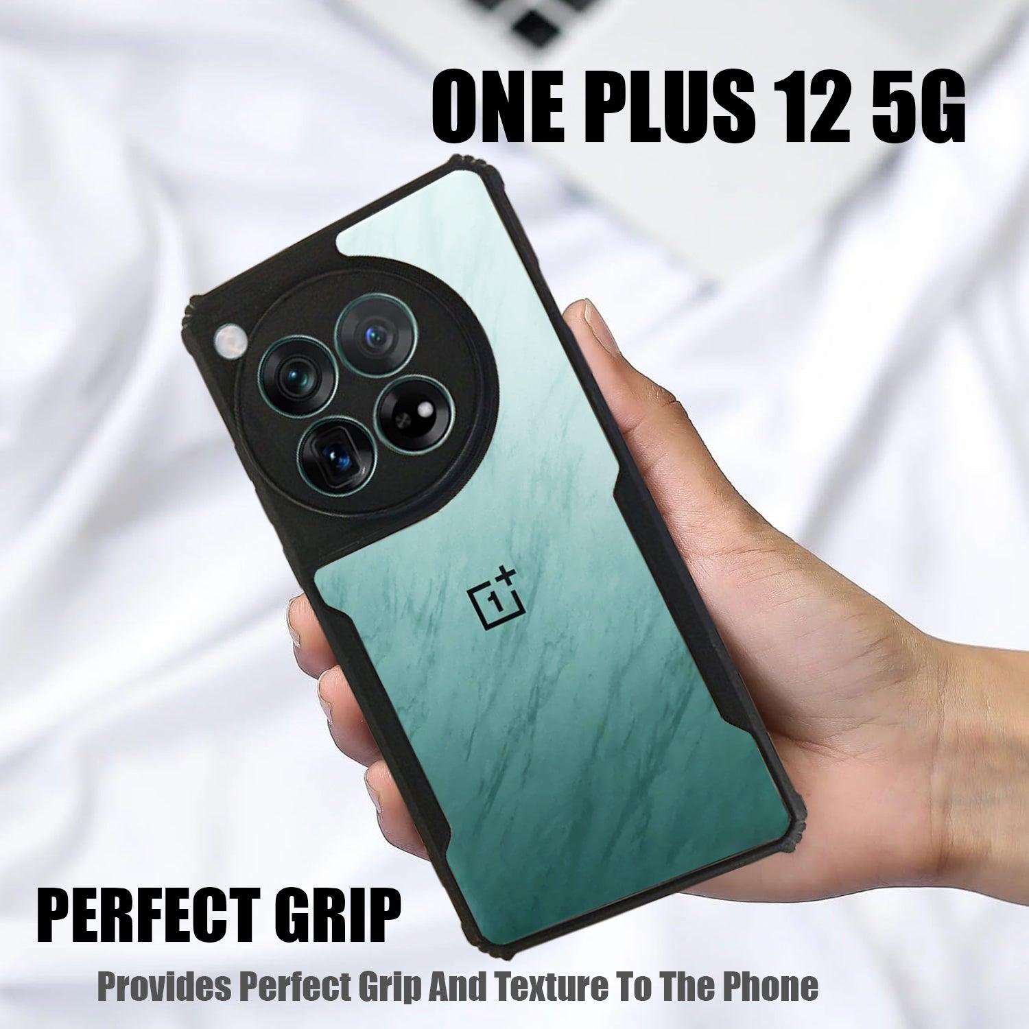 AIBEX Crystal Clear Back Cover Case for Oneplus 12 | Shock Proof Design | Transparent Back Cover Case - Aibex