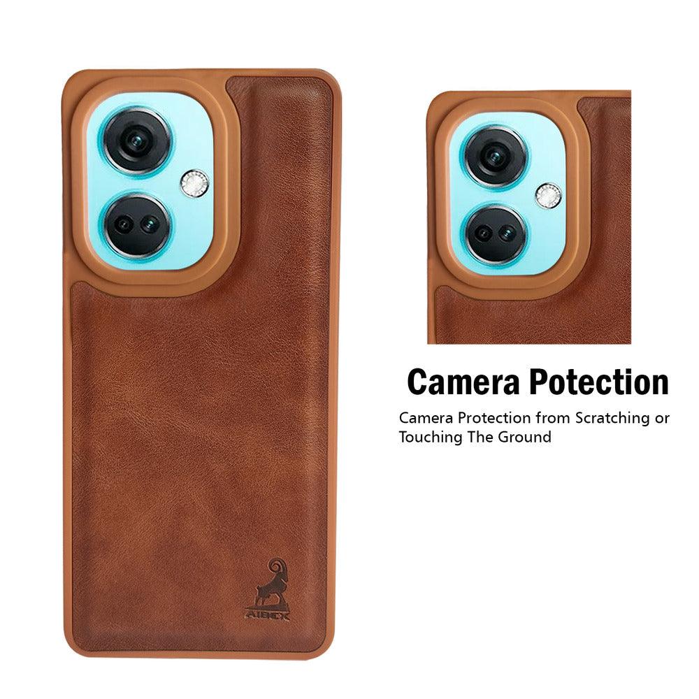 Aibex Shield Back Cover For OnePlus Nord CE 3 | Vegan Leather - Aibex