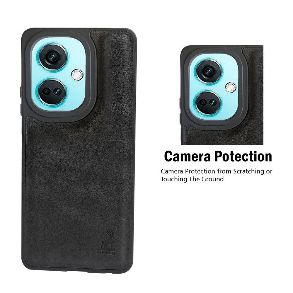 Aibex Shield Back Cover For OnePlus Nord CE 3 | Vegan Leather - Aibex