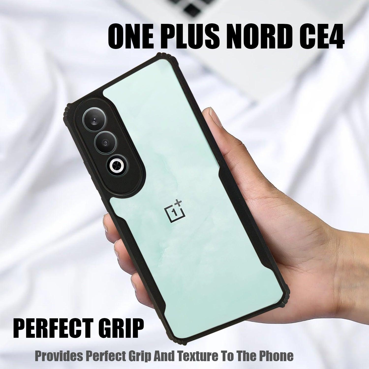 AIBEX Crystal Clear Back Cover Case for Oneplus Nord Ce 4 | Shock Proof Design | Transparent Back Cover Case - Aibex