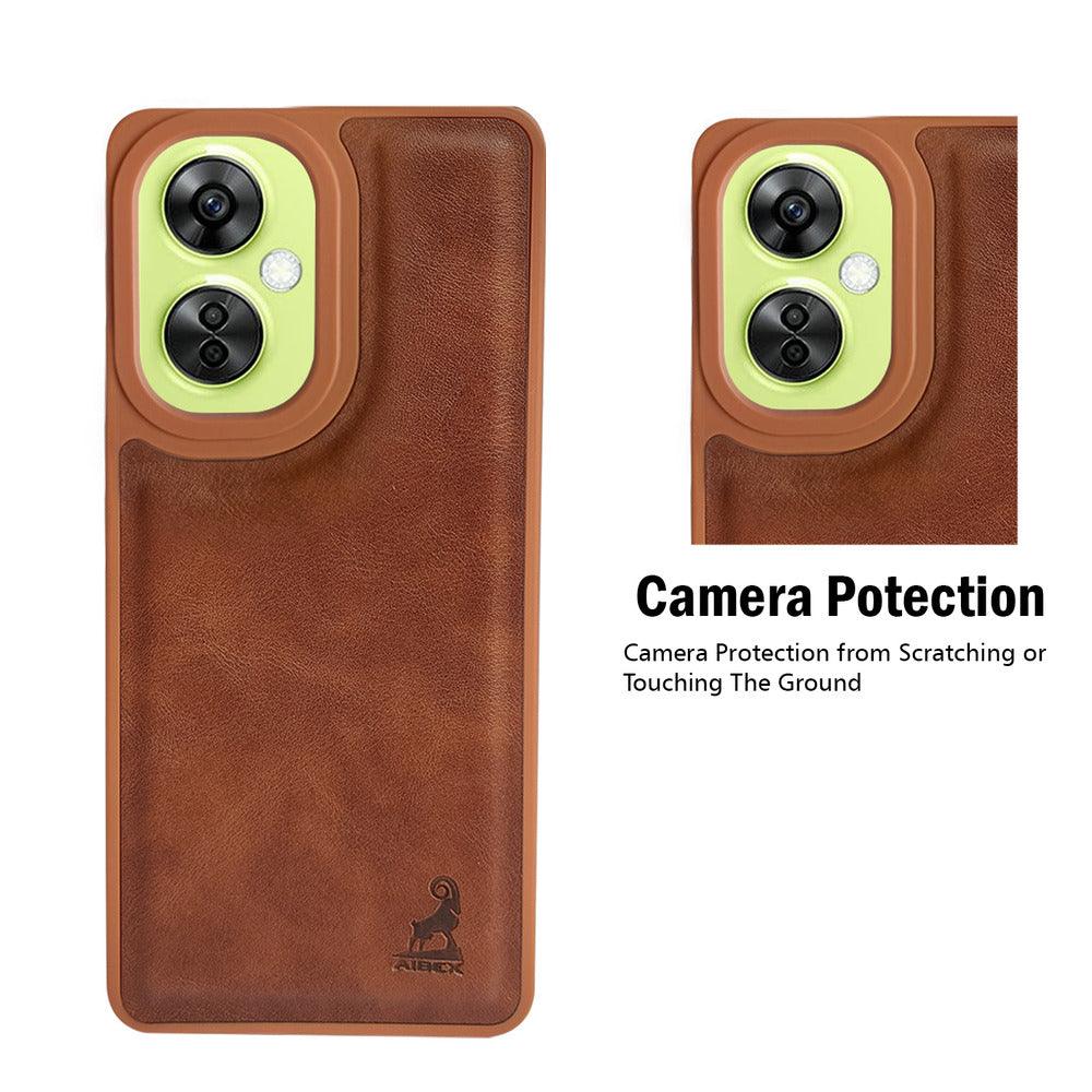 Aibex Shield Back Cover For OnePlus Nord CE 3 Lite | Vegan Leather - Aibex