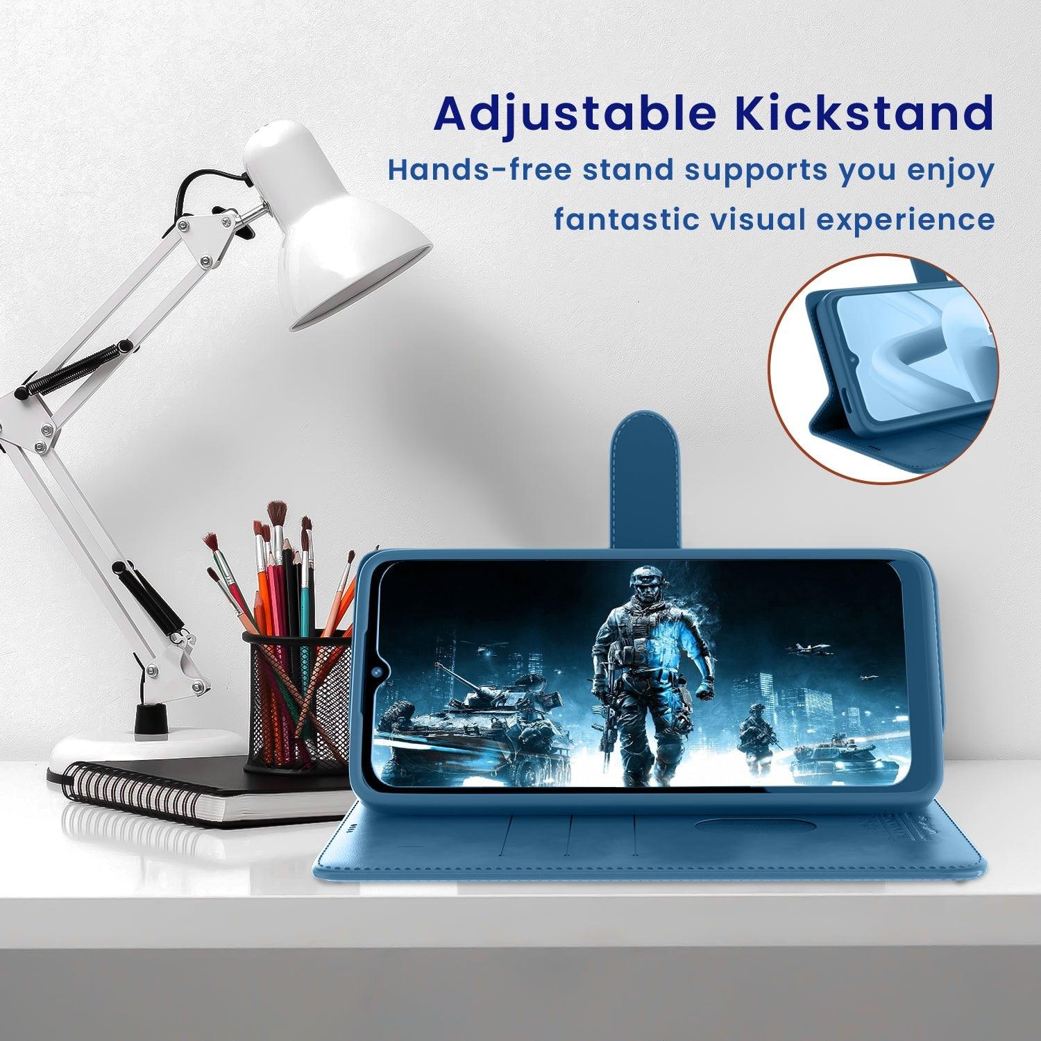 Leather Wallet Case for Vivo Y200 Stylish Flip Cover with Card Holder, Stand -KIVANO LUXE - Aibex