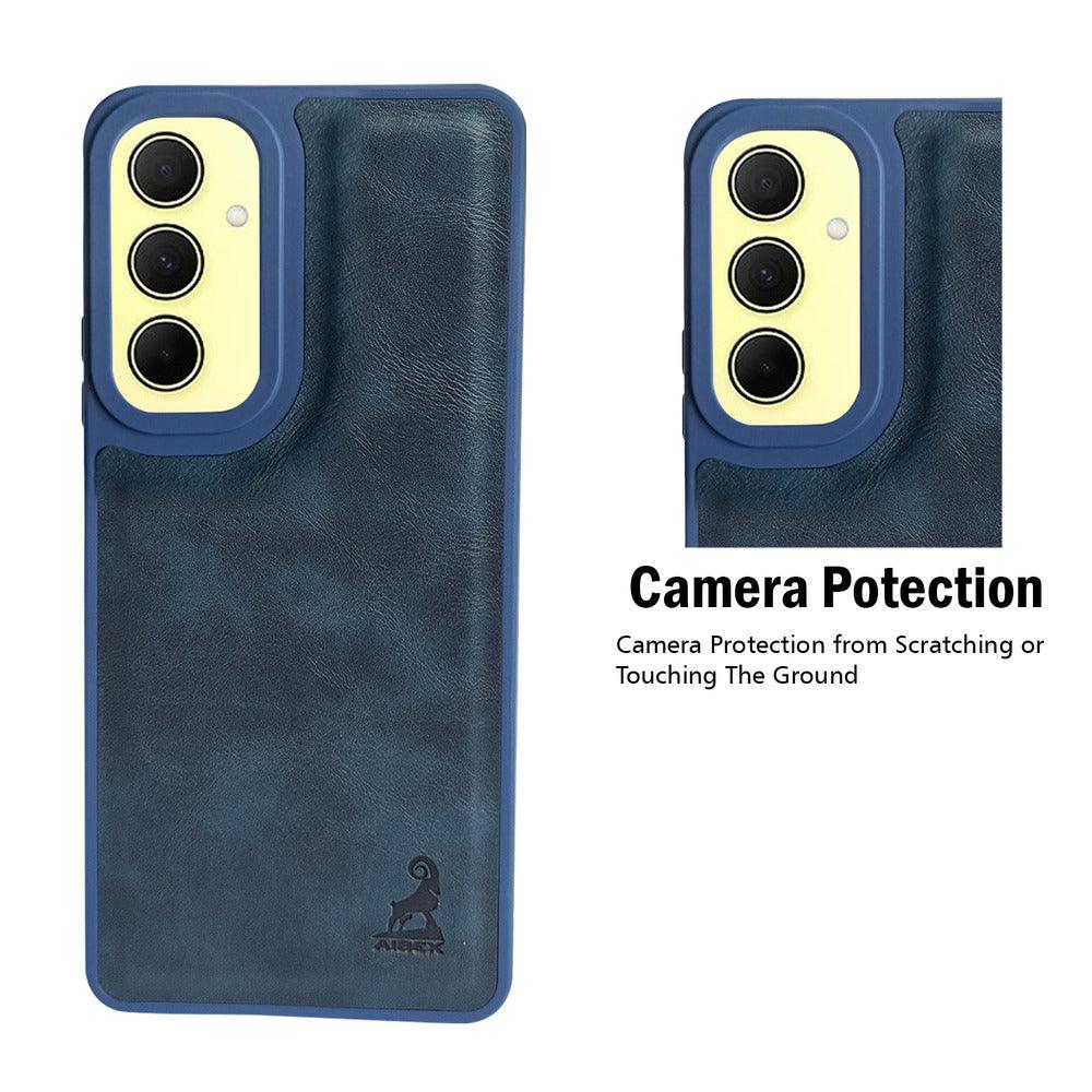 Aibex Shield Back Cover For Samsung Galaxy A35 5G / Samsung Galaxy A55 5G | Vegan Leather - Aibex