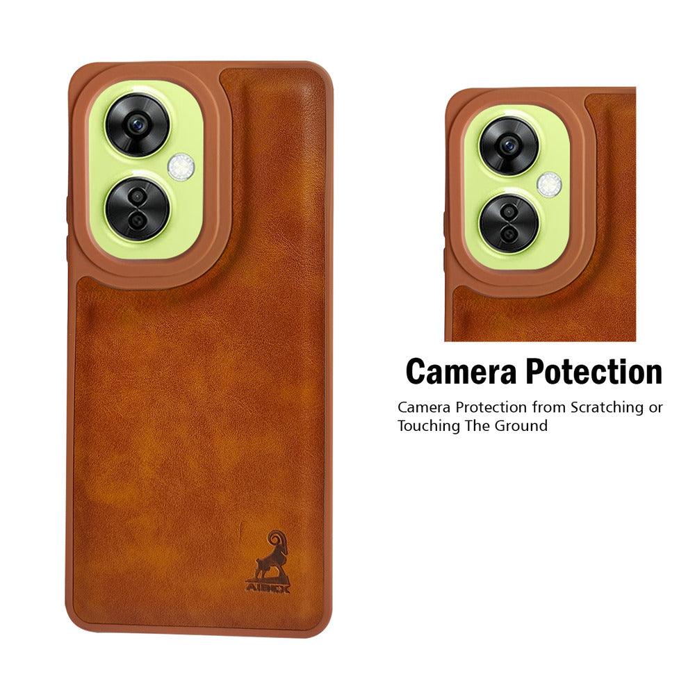Aibex Shield Back Cover For OnePlus Nord CE 3 Lite | Vegan Leather - Aibex
