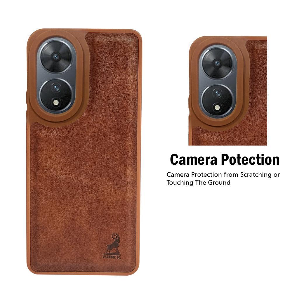 Aibex Shield Back Cover For Vivo Y100 | Vegan Leather - Aibex