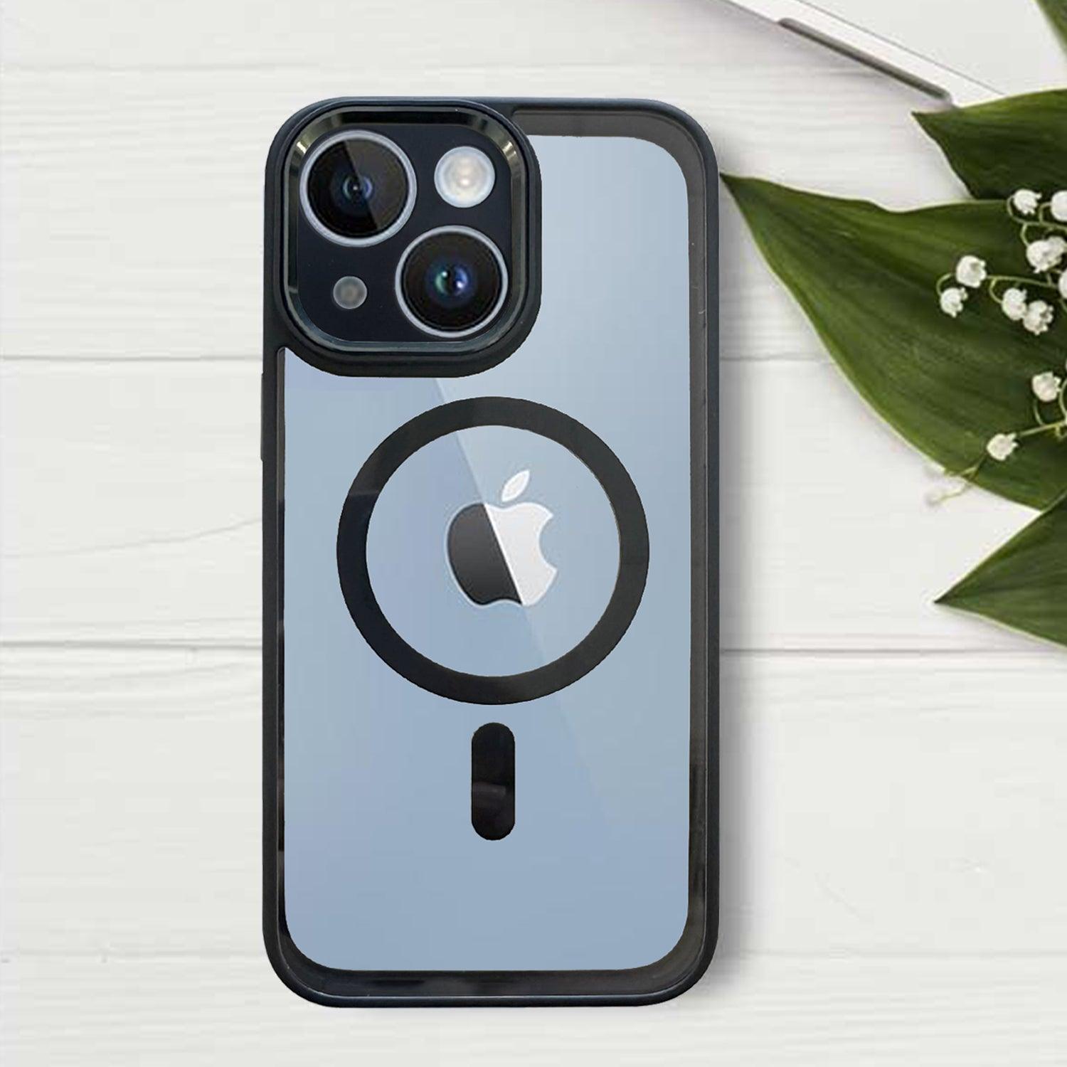 Aibex Clear Lens Back Cover for Apple iPhone 14 Plus | MagSafe Compatible Transparent Case - Aibex