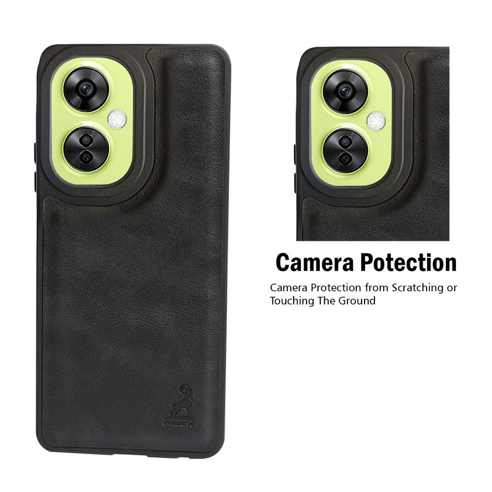 Aibex Shield Back Cover For OnePlus Nord CE 3 Lite | Vegan Leather - Aibex