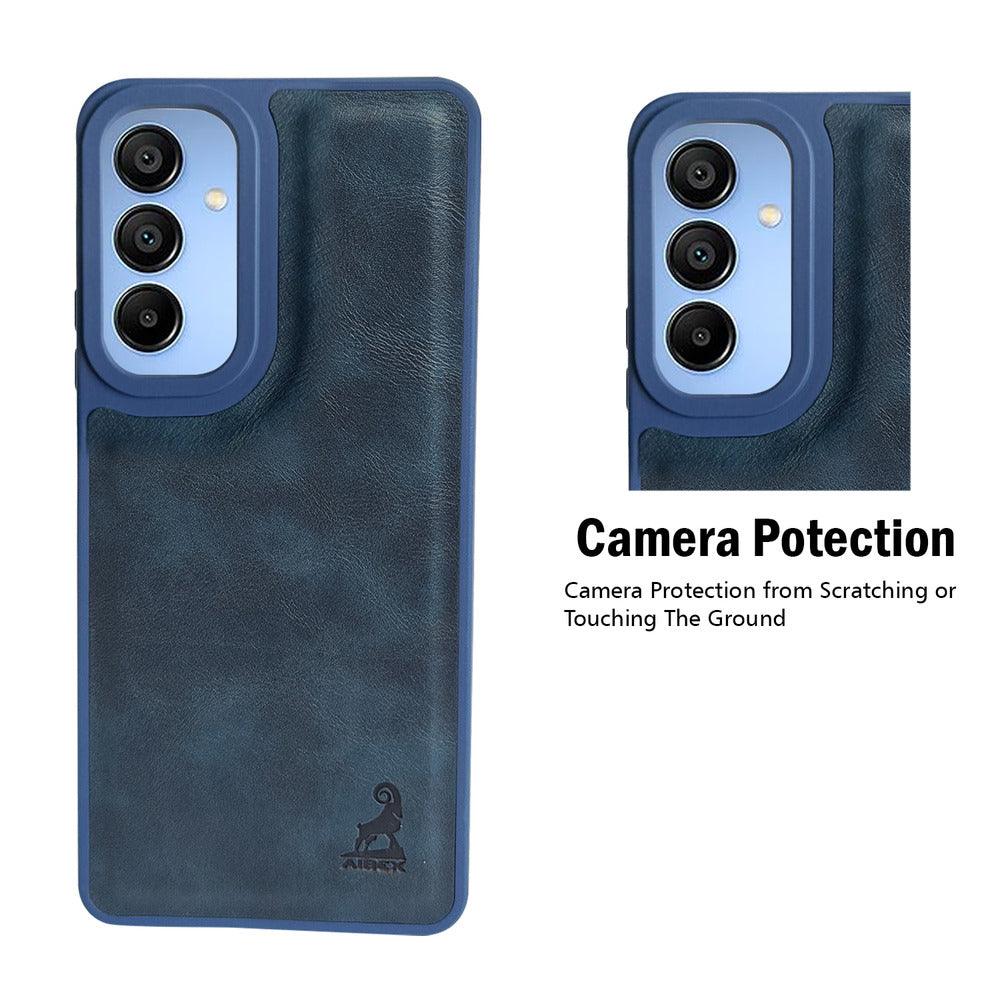 Aibex Shield Back Cover For Samsung Galaxy A15 5G | Vegan Leather - Aibex