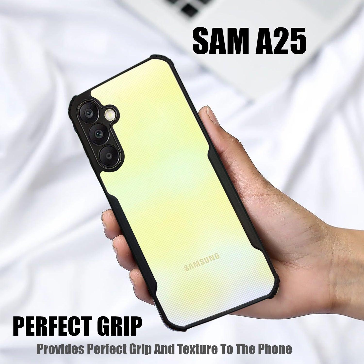 AIBEX Crystal Clear Back Cover Case for Samsung A25 5g | Shock Proof Design | Transparent Back Cover Case - Aibex