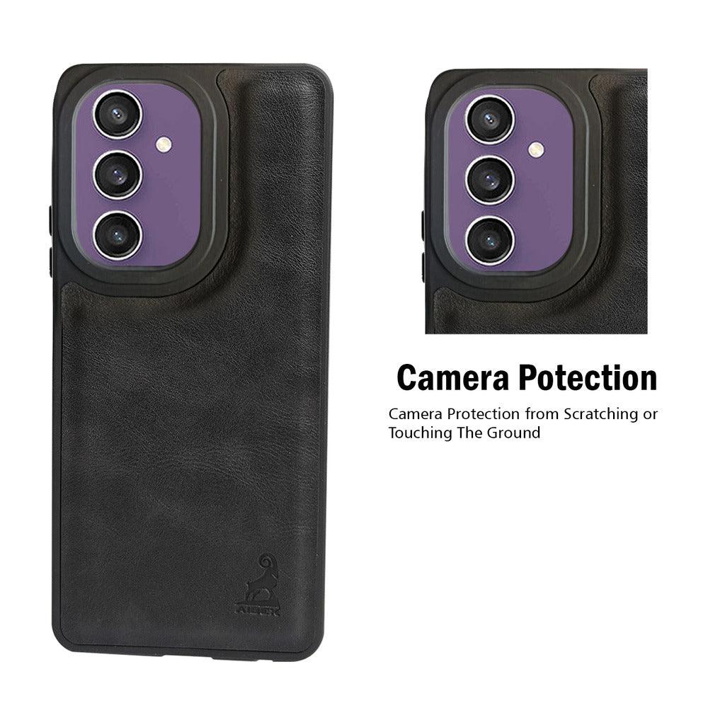Aibex Shield Back Cover For Samsung Galaxy S23FE | Vegan Leather - Aibex