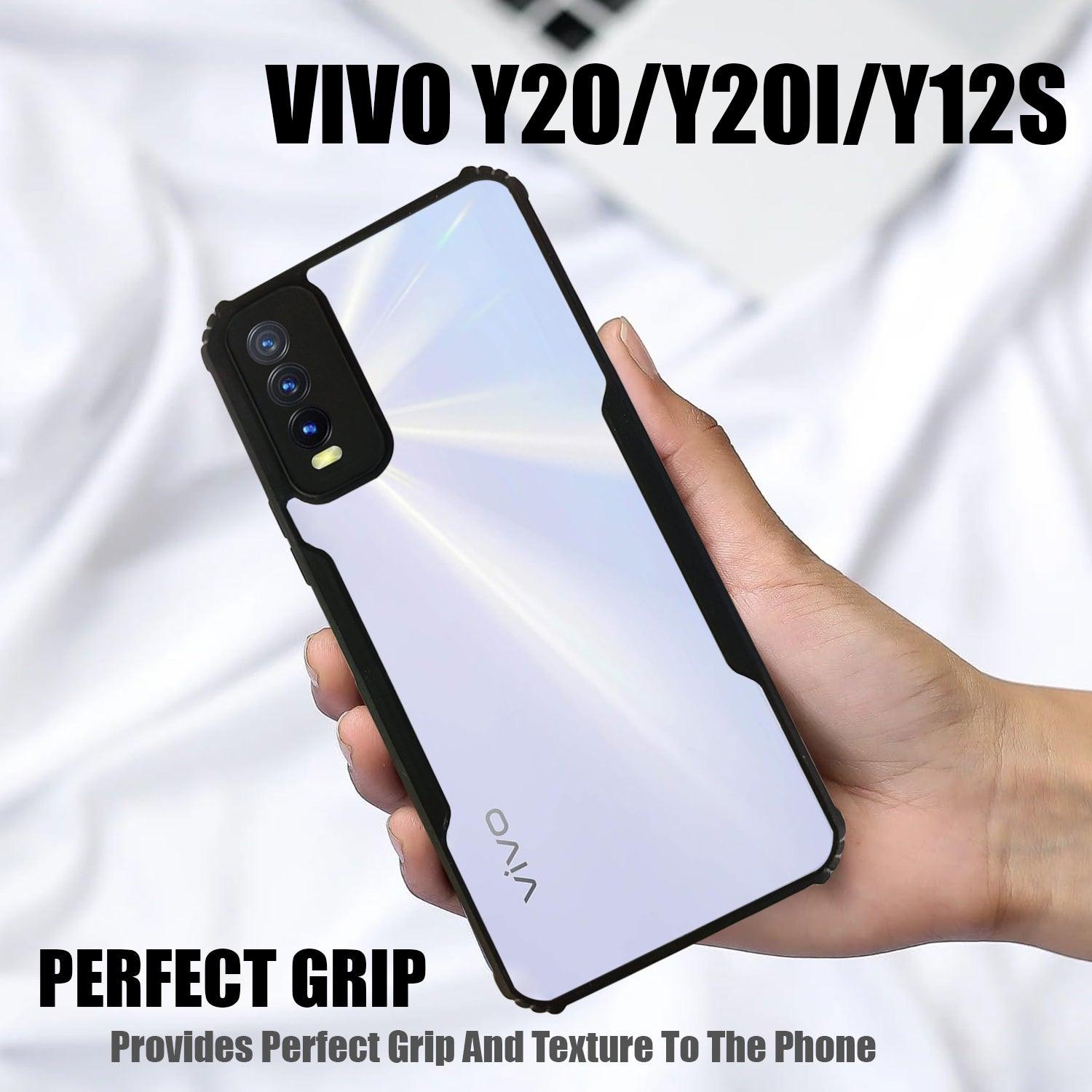 AIBEX Crystal Clear Back Cover Case for Vivo Y200 Pro | Shock Proof Design | Transparent Back Cover Case - Aibex