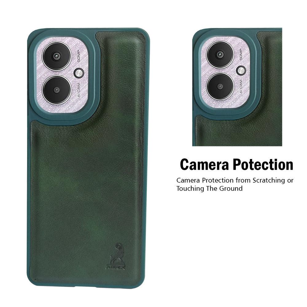 Aibex Shield Back Cover For Xiaomi Redmi 13C 5G | Vegan Leather - Aibex