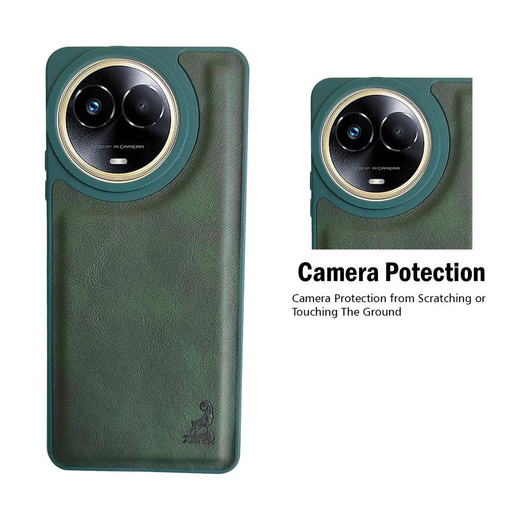 Aibex Shield Back Cover For Realme 11 5G | Vegan Leather - Aibex