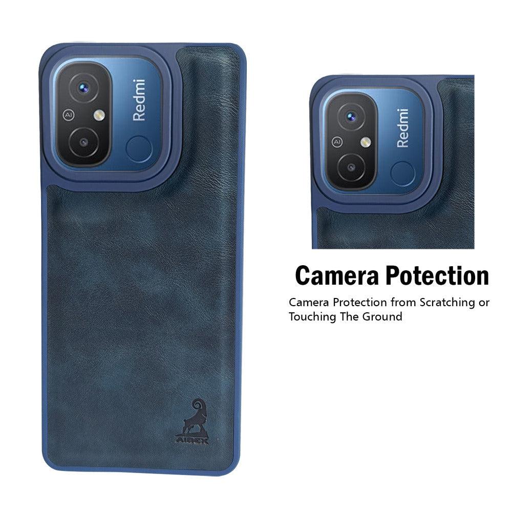 Aibex Shield Back Cover For Xiaomi Redmi 12C | Vegan Leather - Aibex
