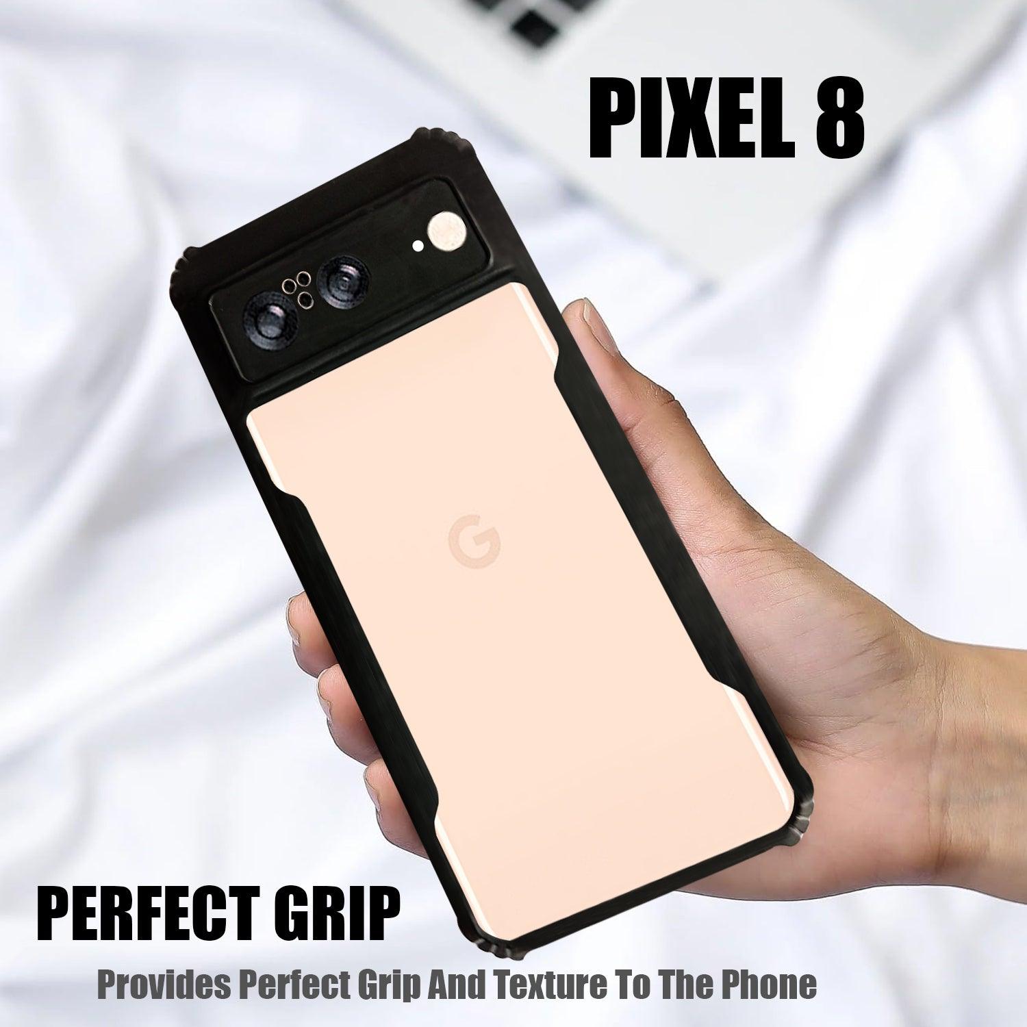 AIBEX Crystal Clear Back Cover Case for Google Pixel 8 Pro | Shock Proof Design | Transparent Back Cover Case - Aibex