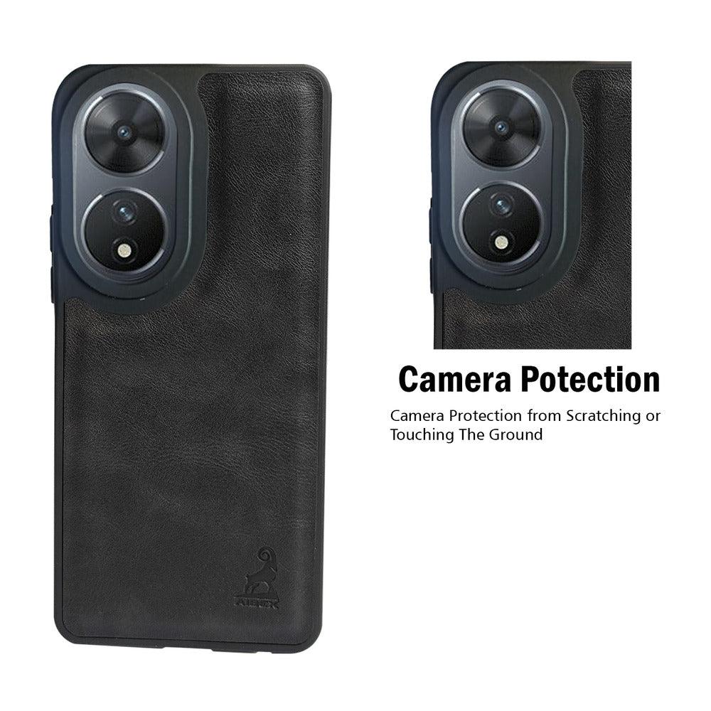 Aibex Shield Back Cover For Vivo Y100 | Vegan Leather - Aibex