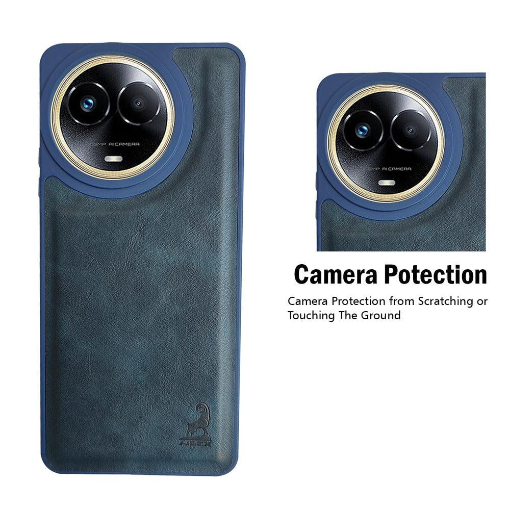 Aibex Shield Back Cover For Realme 11 5G | Vegan Leather - Aibex