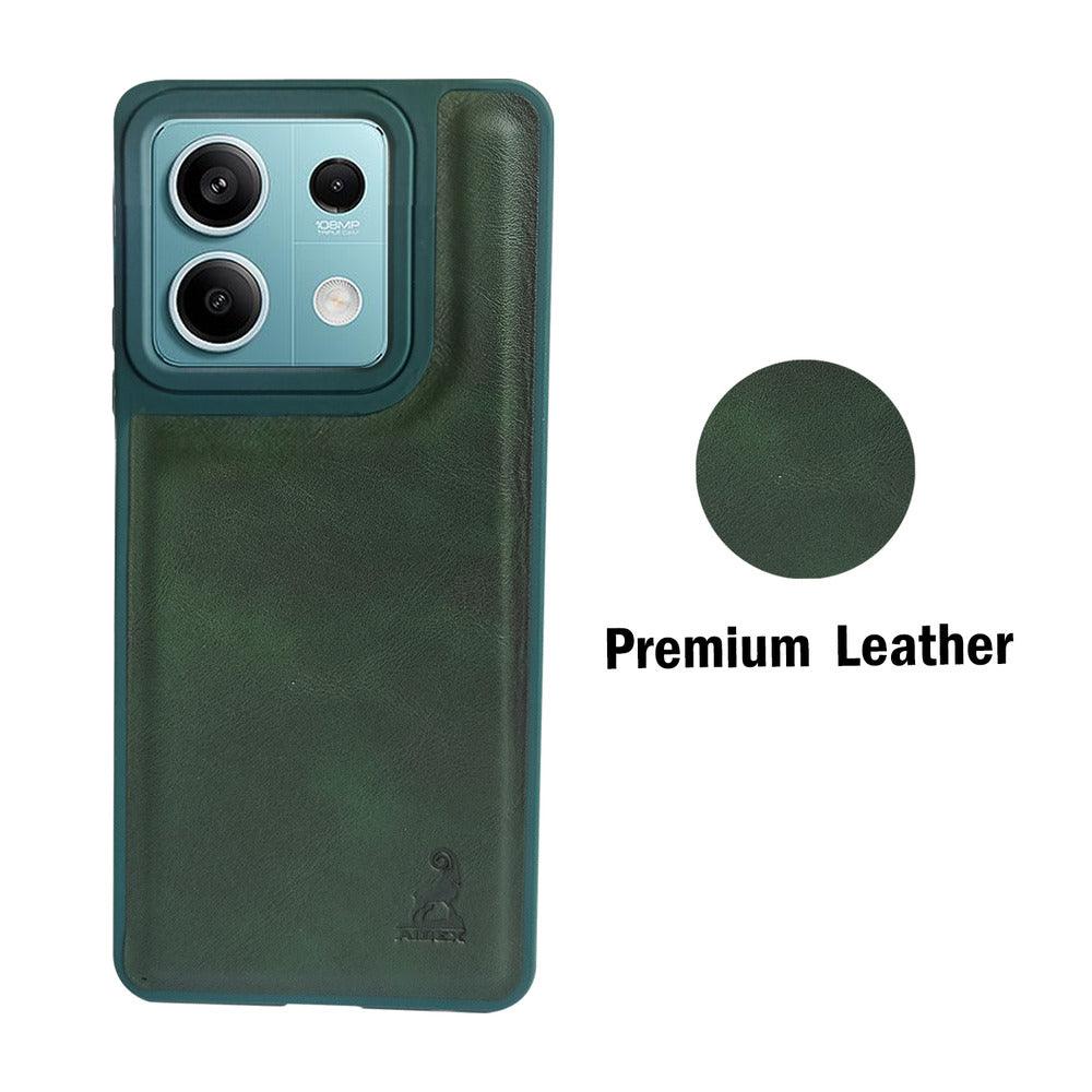 Aibex Shield Back Cover For Xiaomi Redmi Note 13 5G | Vegan Leather - Aibex