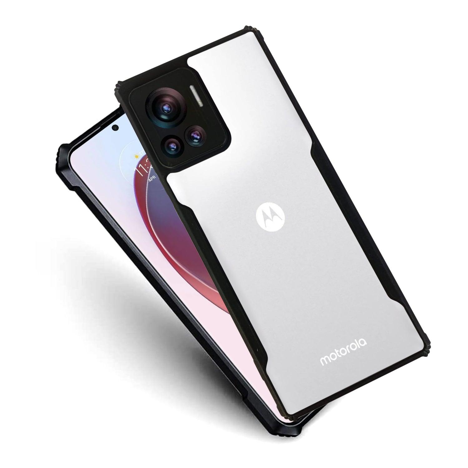 AIBEX Crystal Clear Back Cover Case for Motorola Edge 30 Ultra | Shock Proof Design | Transparent Back Cover Case - Aibex