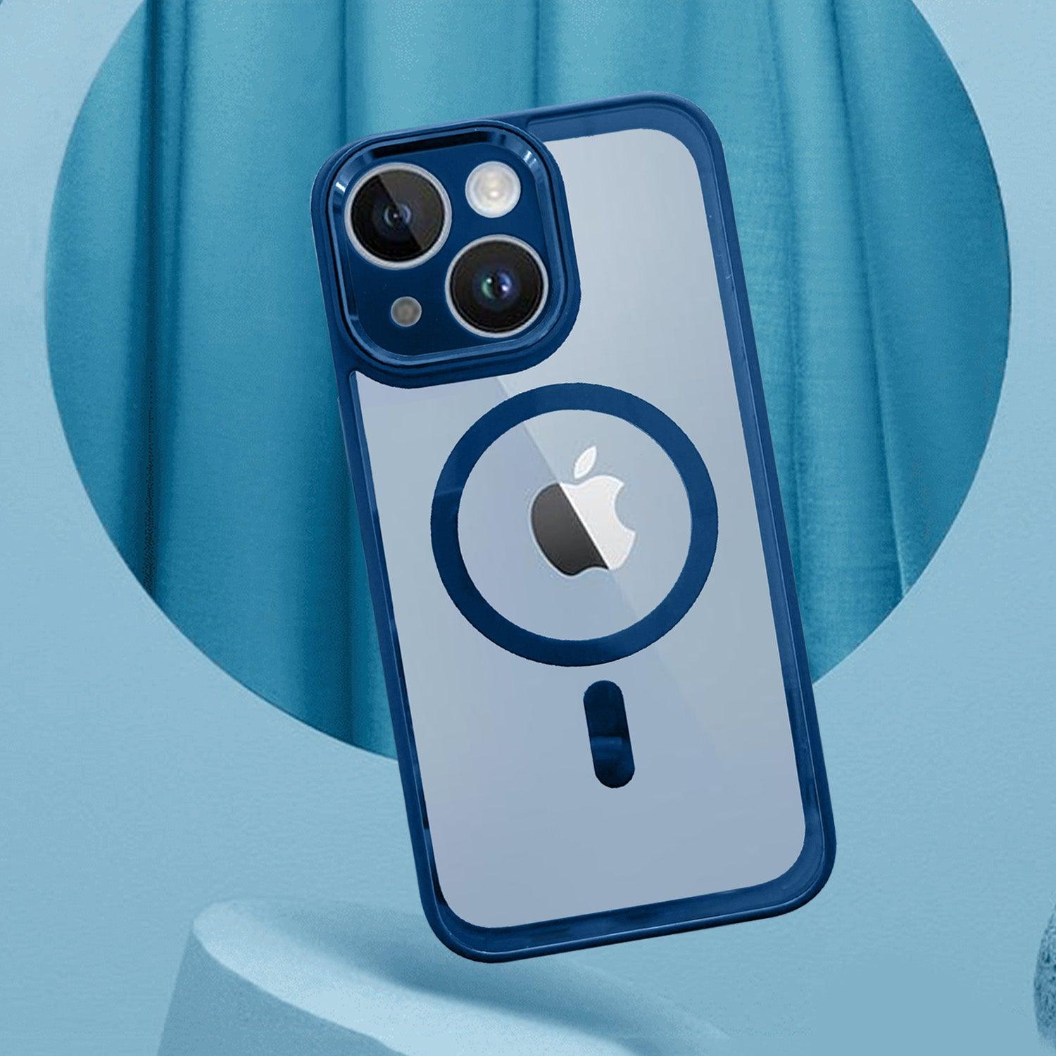 Aibex Clear Lens Back Cover for Apple iPhone 14 / Apple iPhone 13 | MagSafe Compatible Transparent Case - Aibex