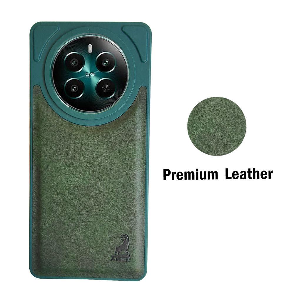 Aibex Shield Back Cover For realme P1 5G / Realme 12 Plus 5G / Realme Narzo 70 Pro 5G | Vegan Leather - Aibex