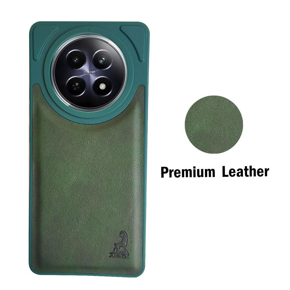 Aibex Shield Back Cover For Realme 12 5G | Vegan Leather - Aibex