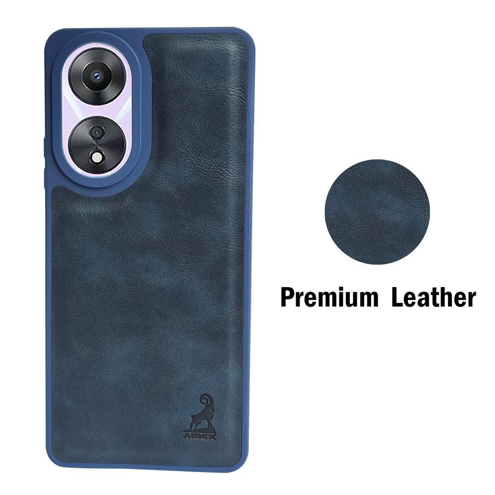 Aibex Shield Back Cover For Oppo A78 5G | Vegan Leather - Aibex