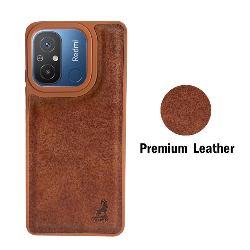 Aibex Shield Back Cover For Xiaomi Redmi 12C | Vegan Leather - Aibex