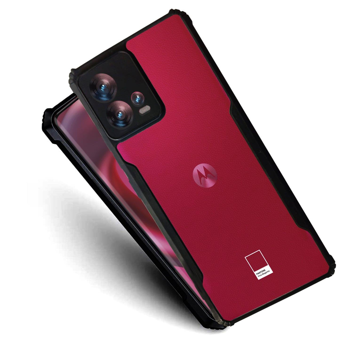 AIBEX Crystal Clear Back Cover Case for Motorola Edge 30 Fusion | Shock Proof Design | Transparent Back Cover Case - Aibex