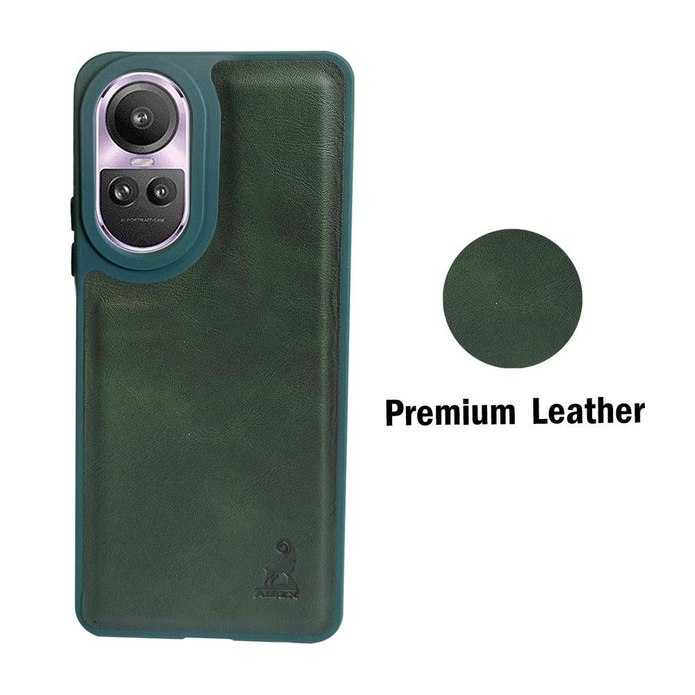 Aibex Shield Back Cover For Oppo Reno 10 Pro | Vegan Leather - Aibex