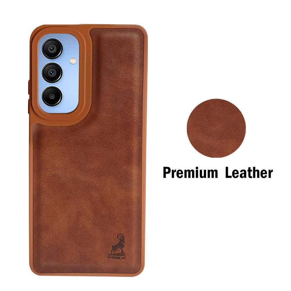 Aibex Shield Back Cover For Samsung Galaxy A15 5G | Vegan Leather - Aibex