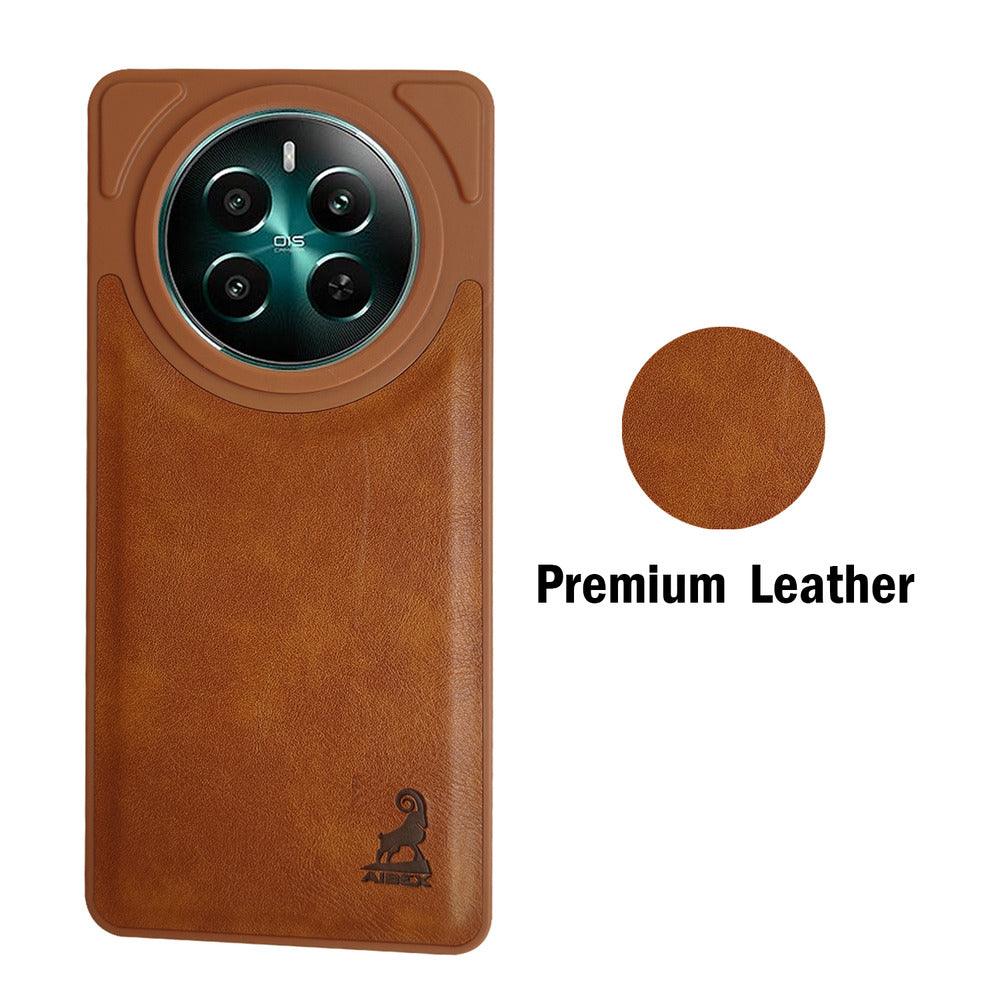 Aibex Shield Back Cover For realme P1 5G / Realme 12 Plus 5G / Realme Narzo 70 Pro 5G | Vegan Leather - Aibex