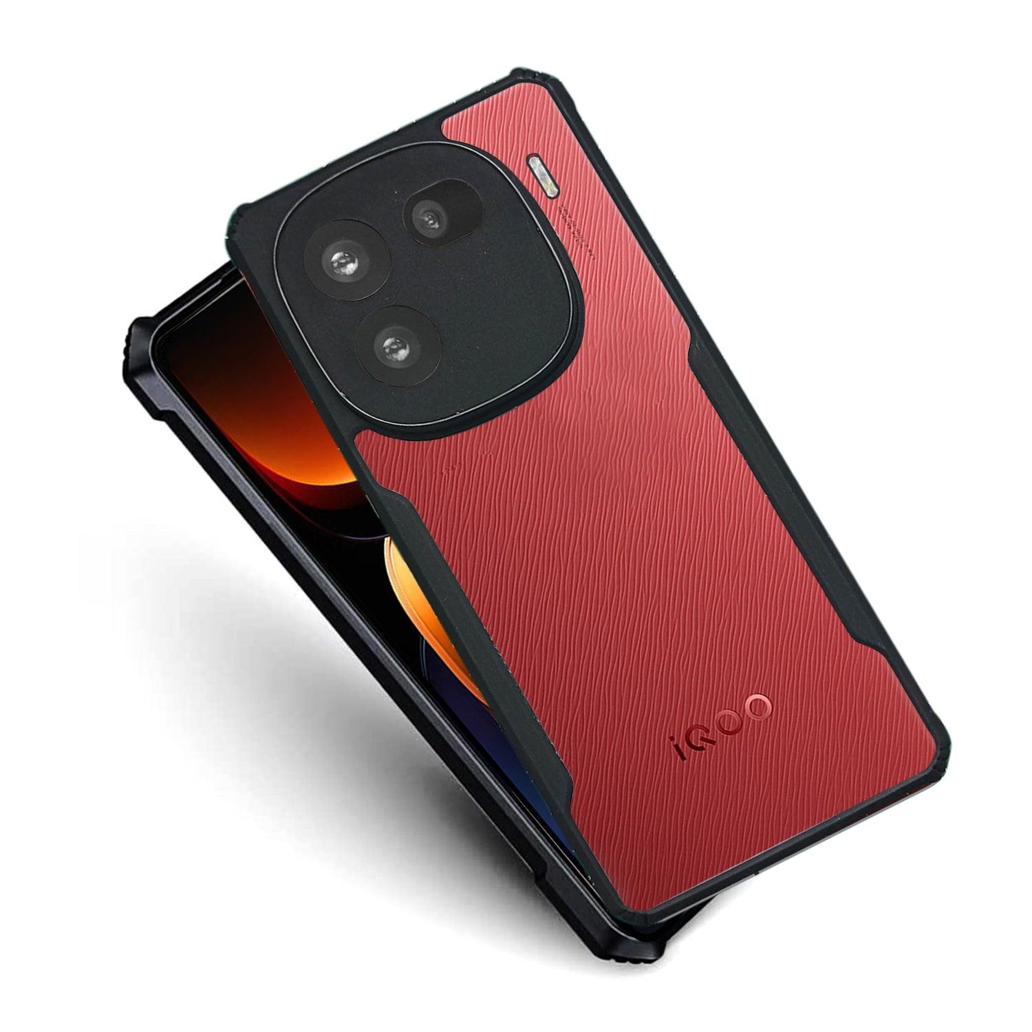 AIBEX Crystal Clear Back Cover Case for Iqoo 12 | Shock Proof Design | Transparent Back Cover Case - Aibex