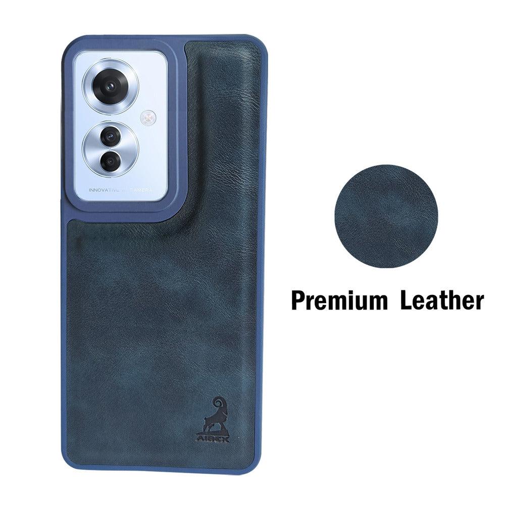 Aibex Shield Back Cover For Oppo F25 Pro 5G | Vegan Leather - Aibex