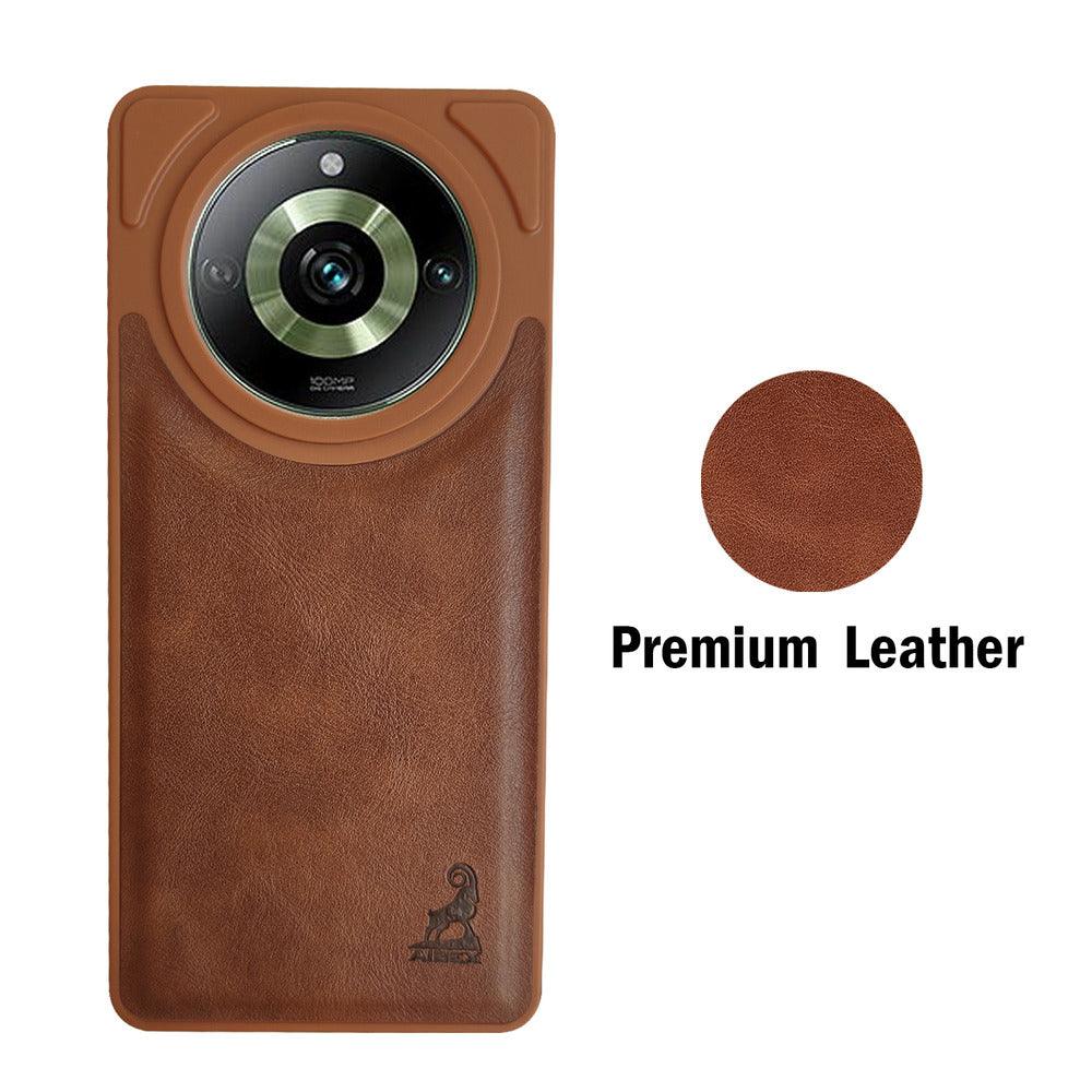 Aibex Shield Back Cover For Realme 11 Pro 5G | Vegan Leather - Aibex