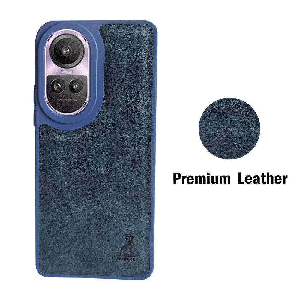 Aibex Shield Back Cover For Oppo Reno 10 Pro | Vegan Leather - Aibex