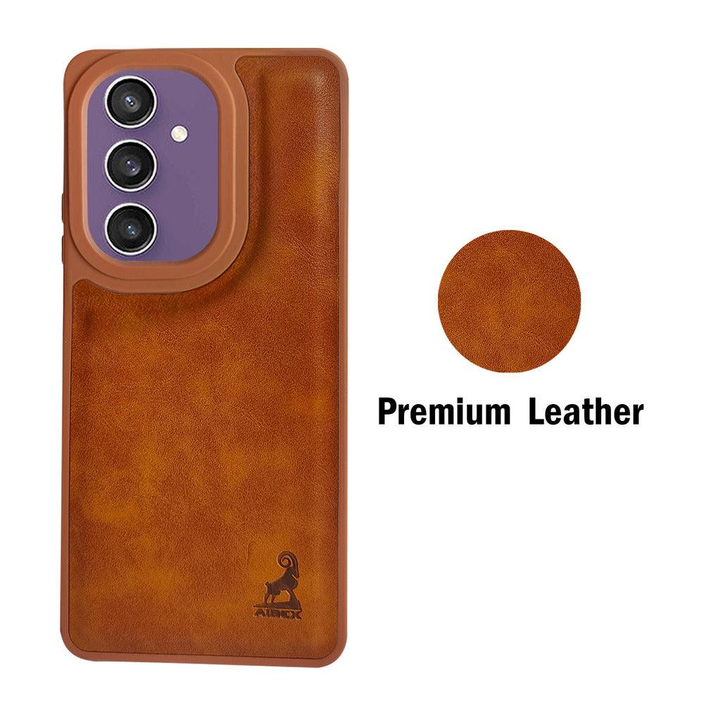 Aibex Shield Back Cover For Samsung Galaxy S23FE | Vegan Leather - Aibex