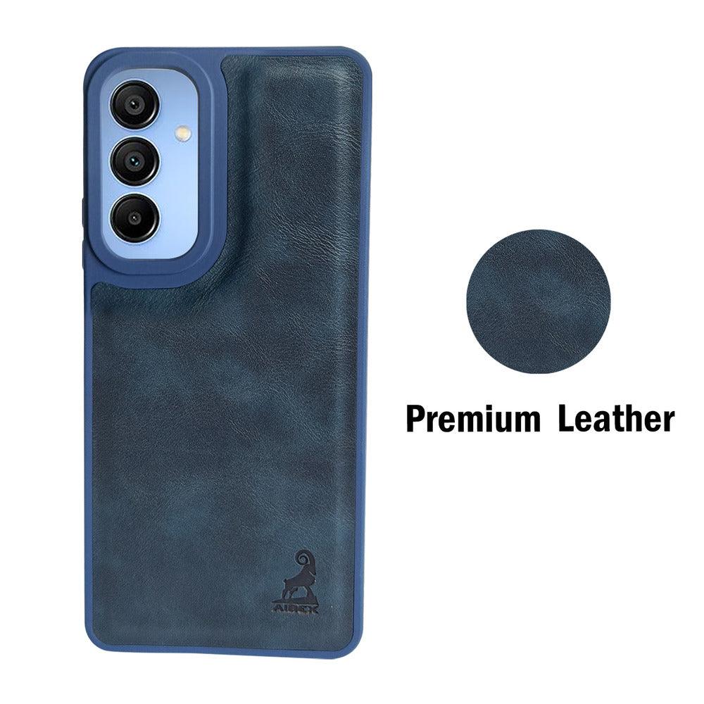 Aibex Shield Back Cover For Samsung Galaxy A15 5G | Vegan Leather - Aibex