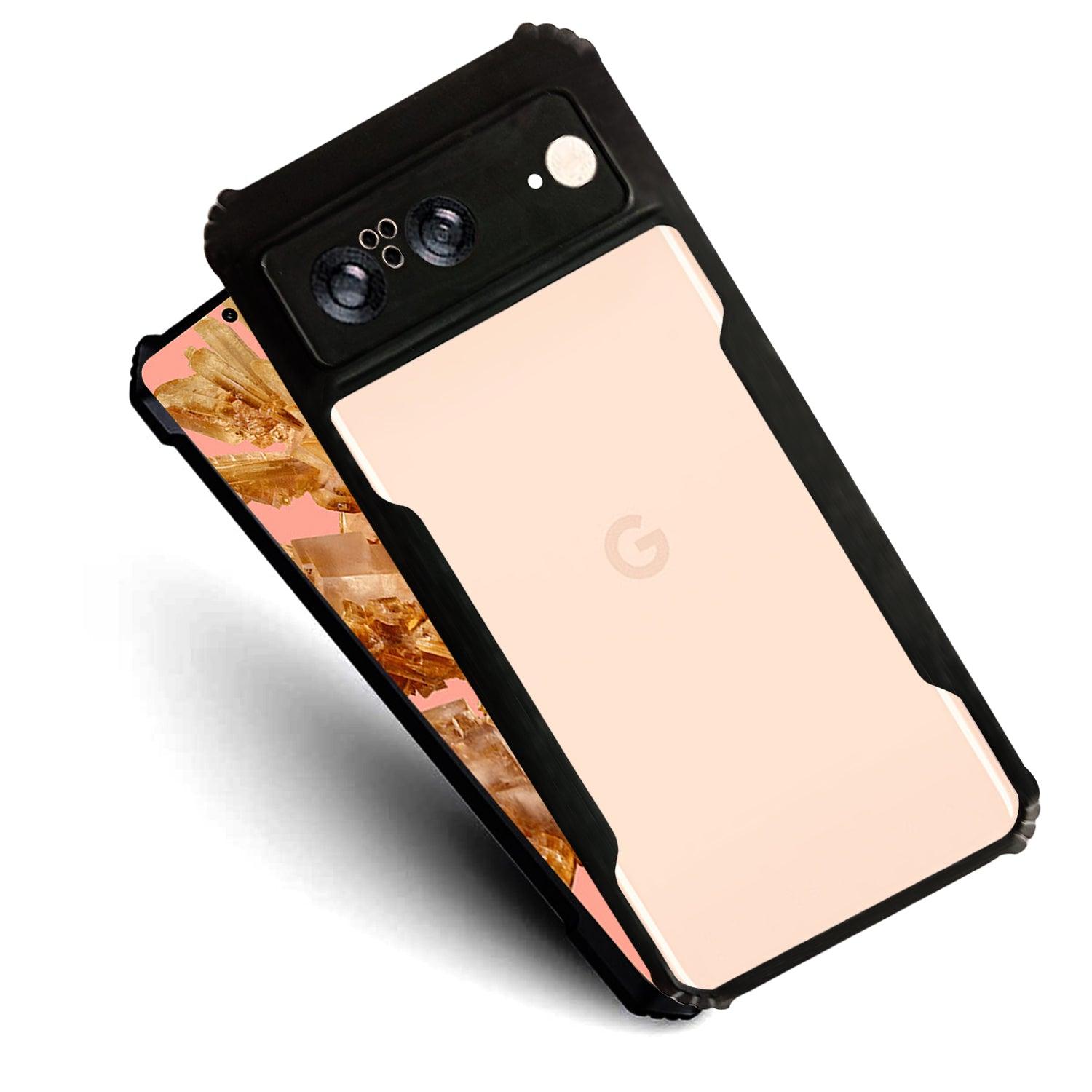 AIBEX Crystal Clear Back Cover Case for Google Pixel 8 Pro | Shock Proof Design | Transparent Back Cover Case - Aibex