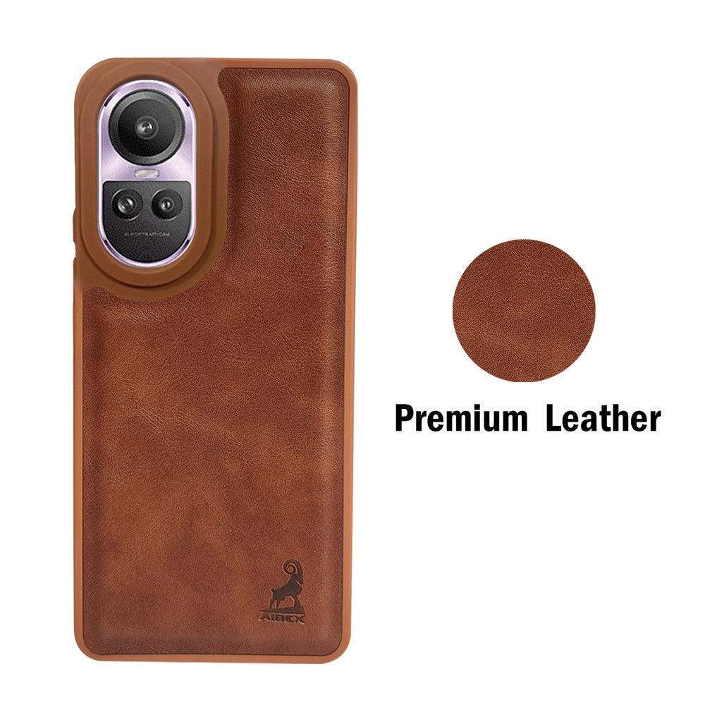 Aibex Shield Back Cover For Oppo Reno 10 Pro | Vegan Leather - Aibex