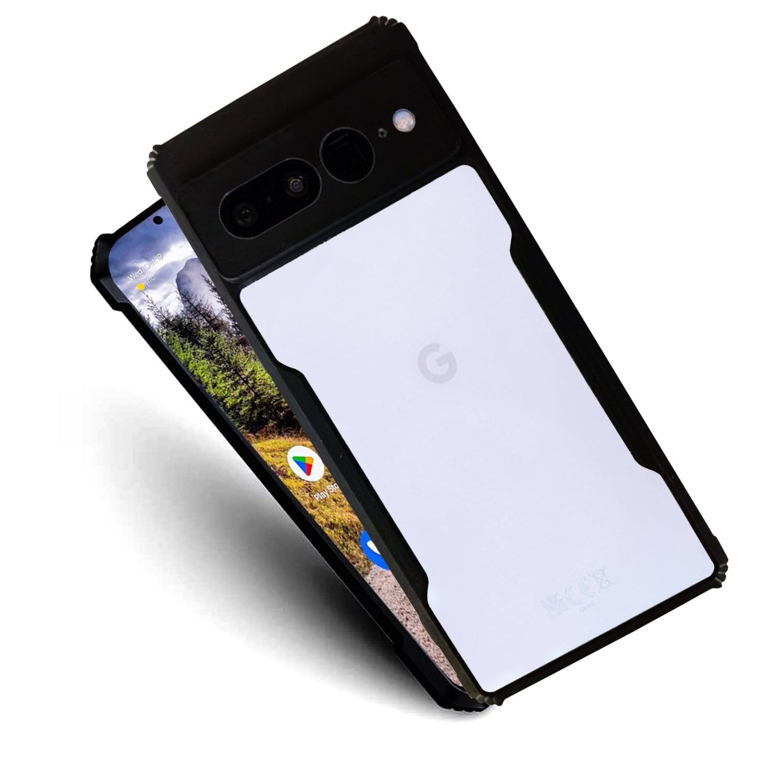 AIBEX Crystal Clear Back Cover Case for Google Pixel 7 Pro | Shock Proof Design | Transparent Back Cover Case - Aibex